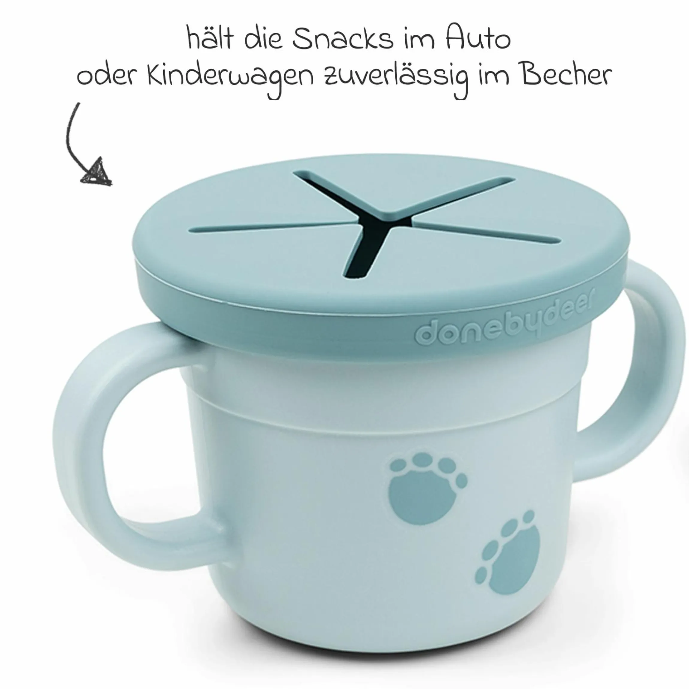 6-tlg. Esslern-Set Foodie - Elphee - Blau