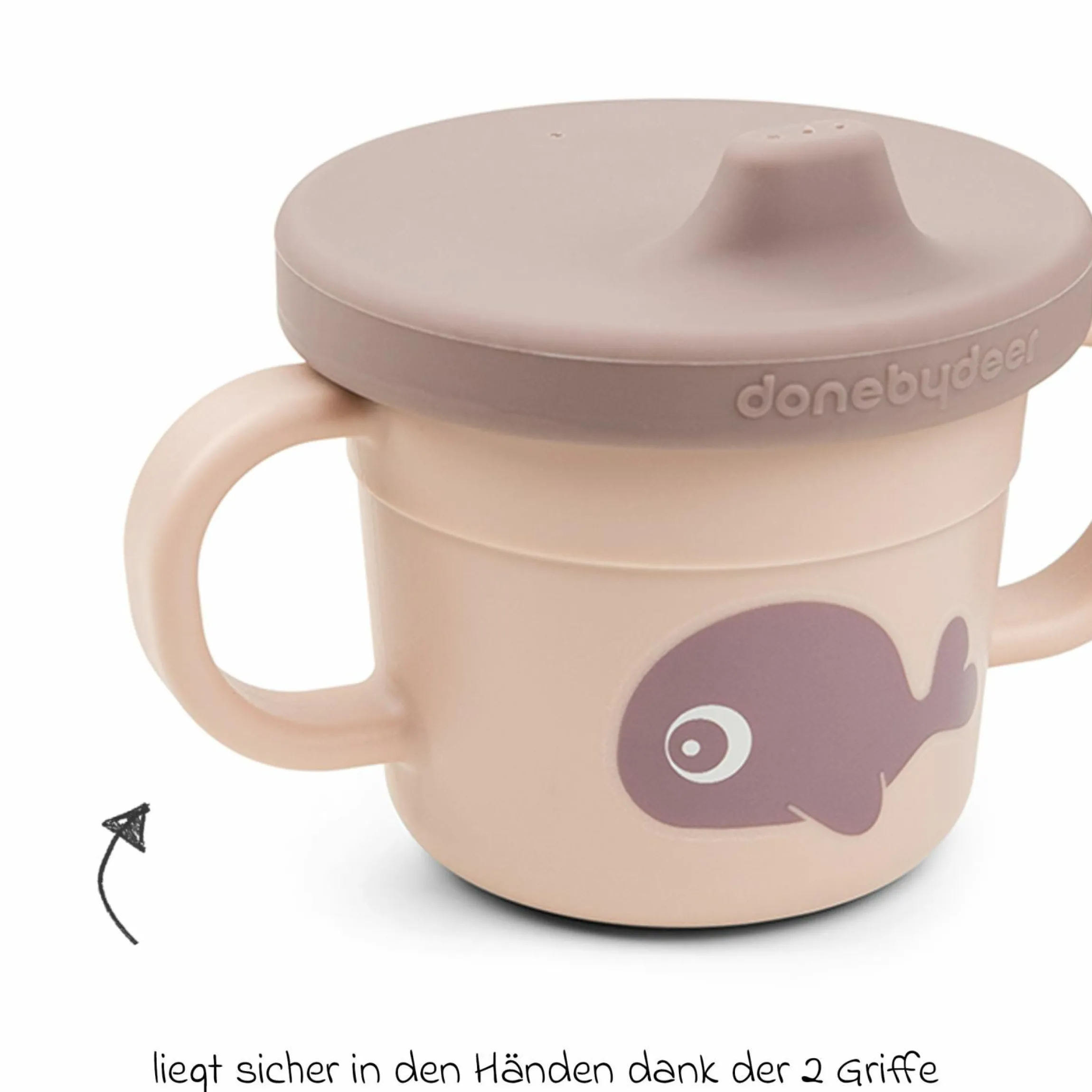 6-tlg. Esslern-Set Foodie - Happy Clouds - Powder