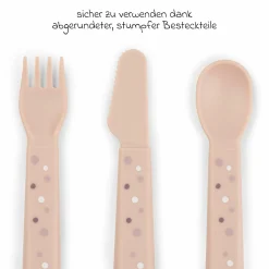 6-tlg. Esslern-Set Foodie - Happy Clouds - Powder