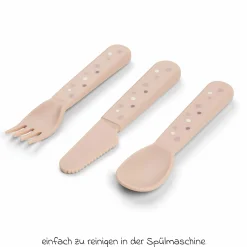 6-tlg. Esslern-Set Foodie - Happy Clouds - Powder