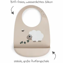 7-tlg. Esslern-Set Foodie - Tiny Farm - Sand