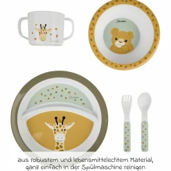 5-tlg. Geschirr-Set - Giraffe Kaya