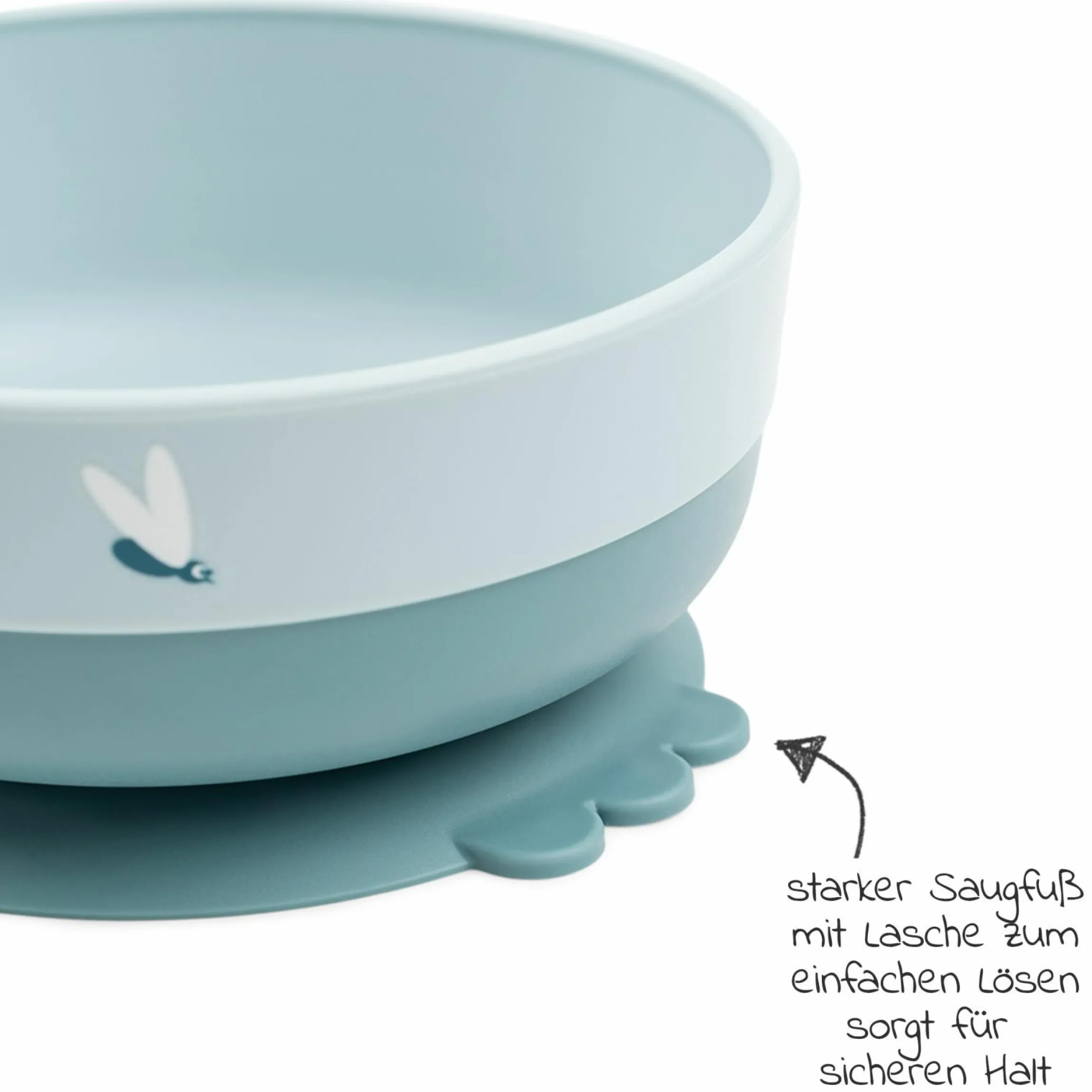 3-tlg. Geschirr-Set Foodie - Elphee - Blau