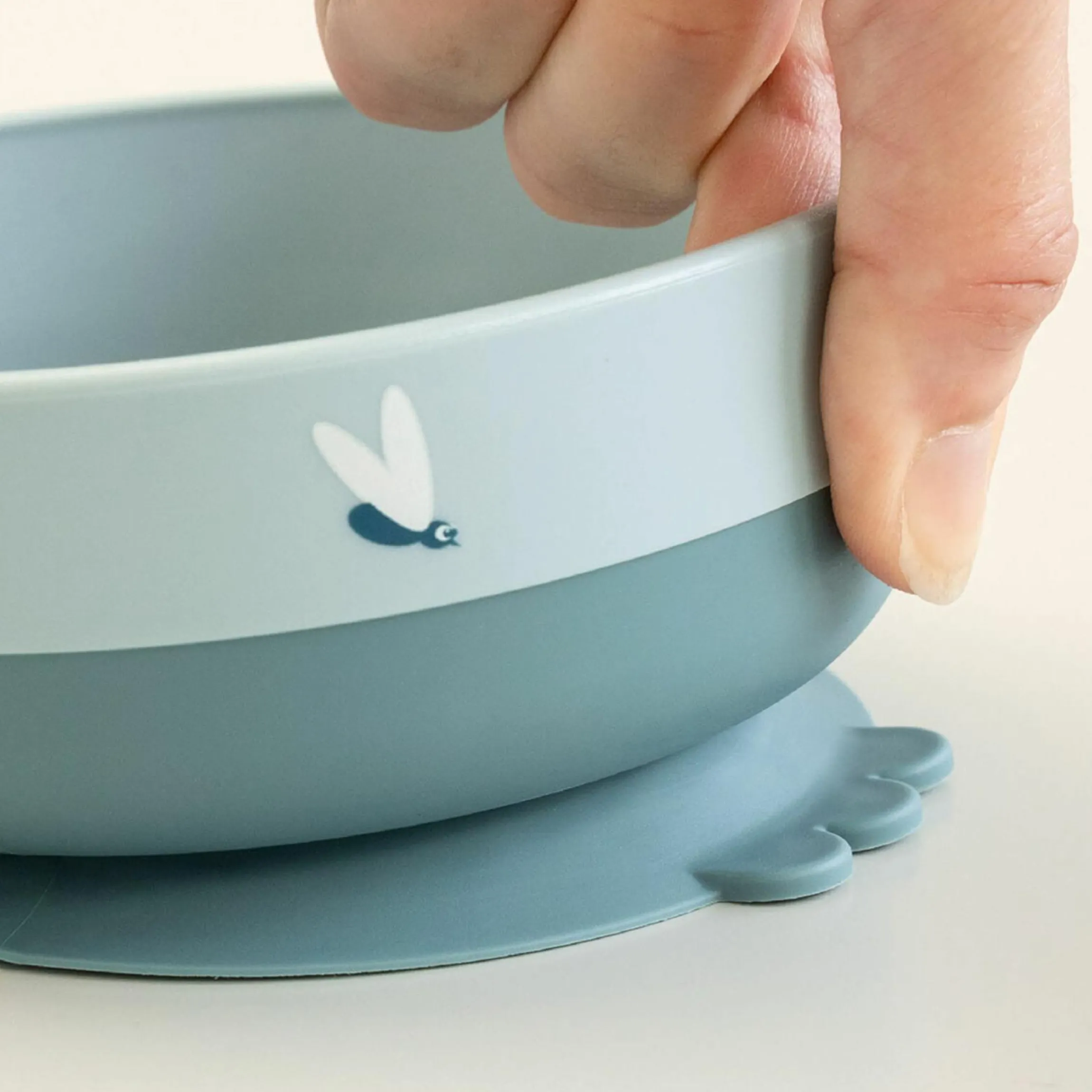 3-tlg. Geschirr-Set Foodie - Elphee - Blau