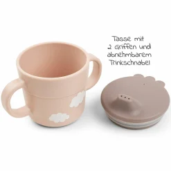 3-tlg. Geschirr-Set Foodie - Happy Clouds - Powder