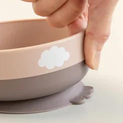 3-tlg. Geschirr-Set Foodie - Happy Clouds - Powder