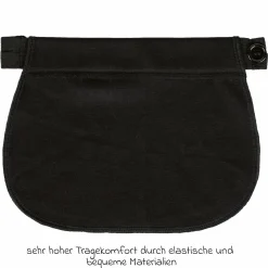 4-tlg. Hosenerweiterungs-Set Mama für ein bequemes Tragen der vorhandenen Kleidung - Schwarz - Kollektion 2024