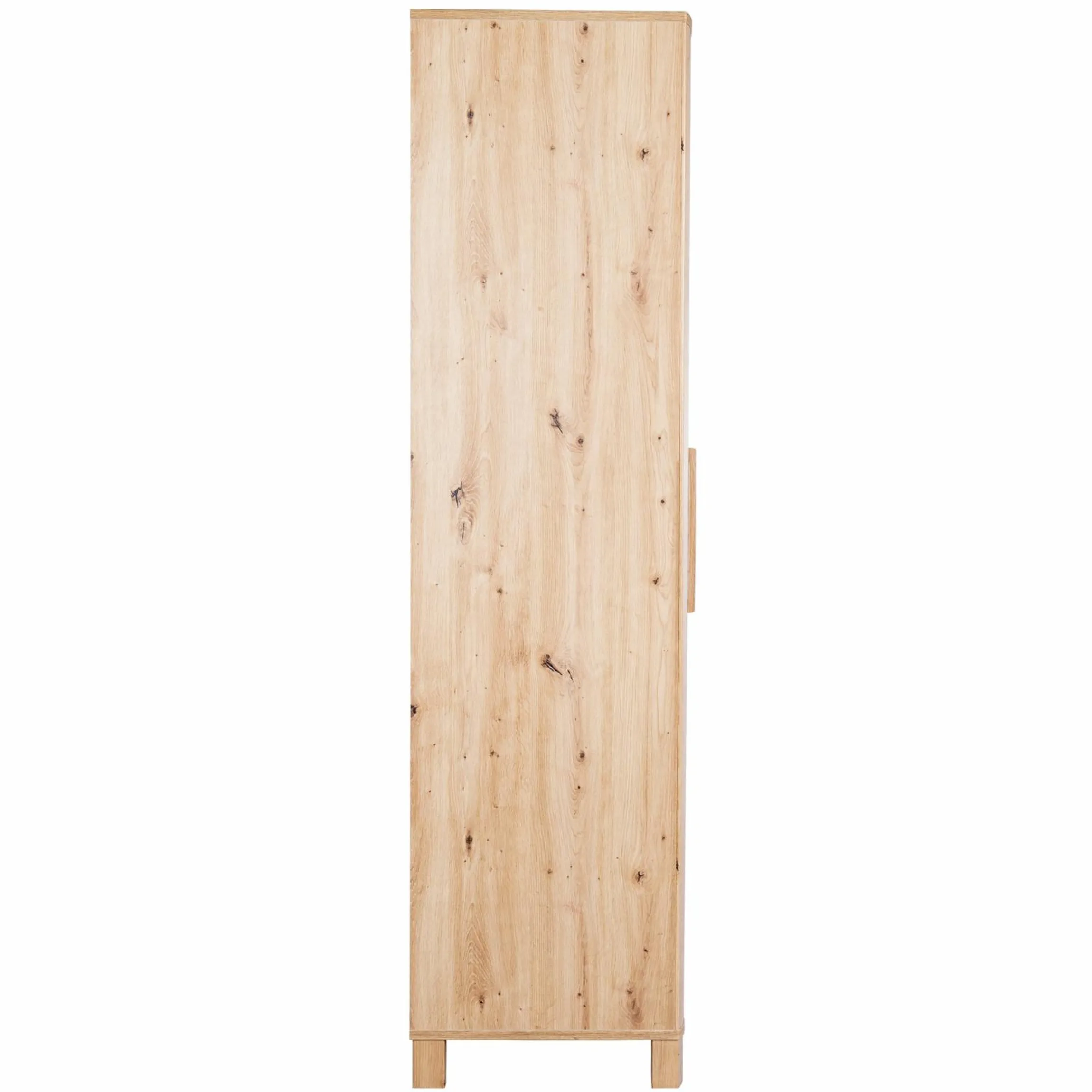 3-tlg Kinderzimmer-Set Marlon mit 3-türigem Schrank, Bett, Wickelkommode mit Wickelaufsatz - Artisan-Oak / Kreideweiß - Kollektion 2024