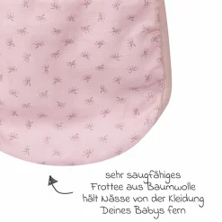 3-tlg. Lätzchen-Set mit Organic Bio-Baumwolle GOTS - Lil Planet - Rosa