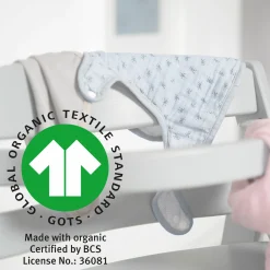 3-tlg. Lätzchen-Set mit Organic Bio-Baumwolle GOTS - Lil Planet - Türkis