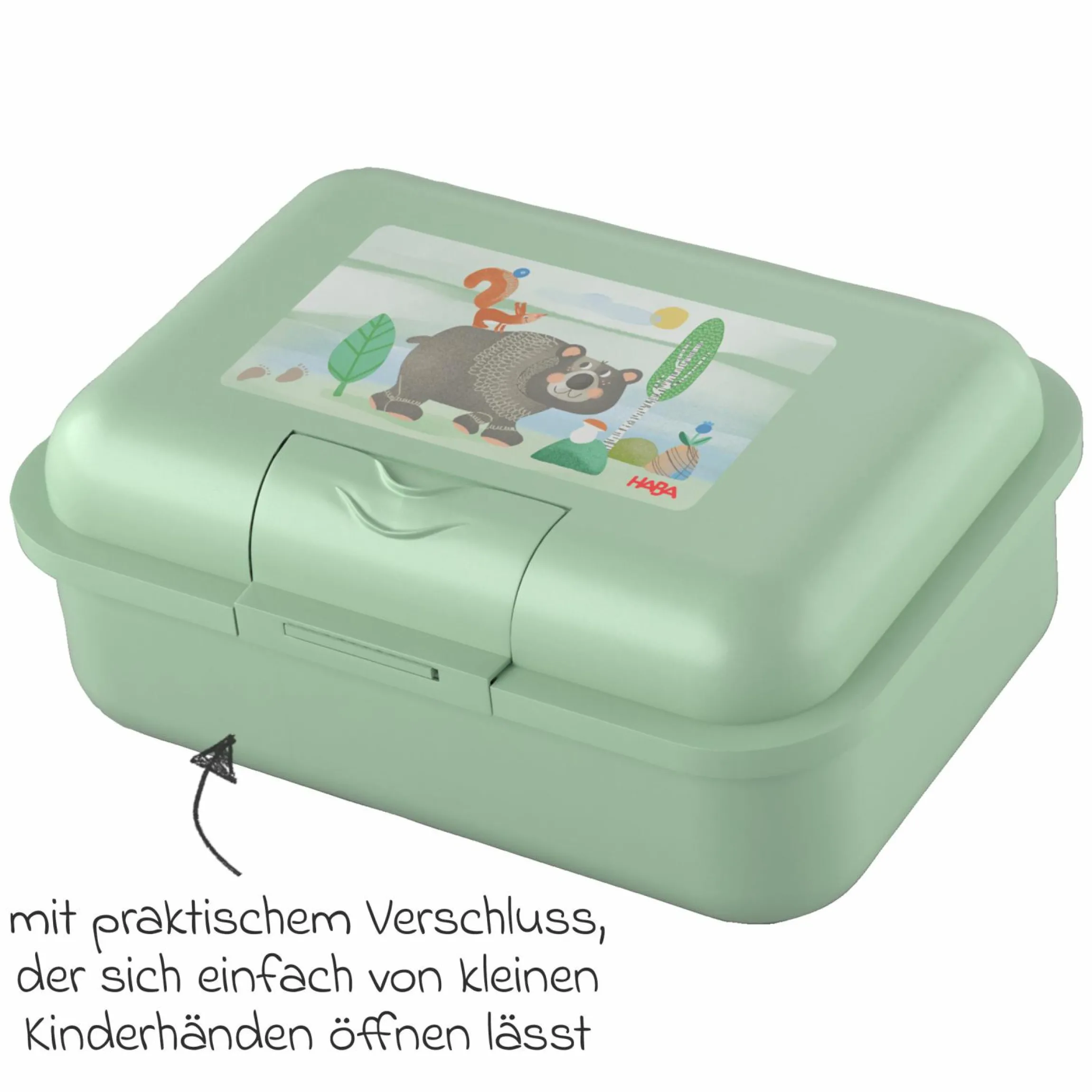 2-tlg, Lunch Set Brotdose & Trinkflasche - Wald