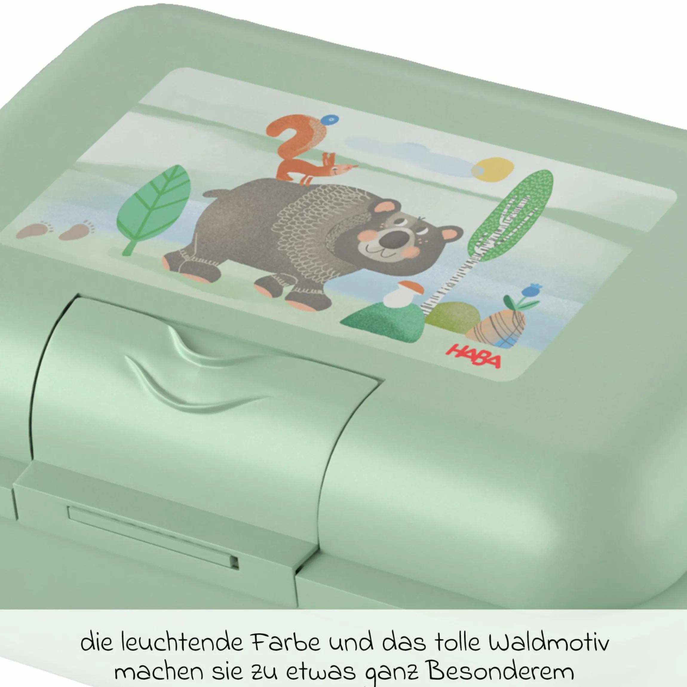 2-tlg, Lunch Set Brotdose & Trinkflasche - Wald