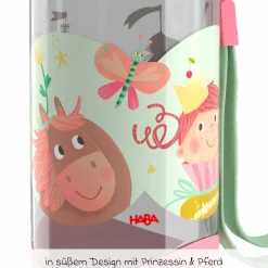 2-tlg, Lunch Set Brotdose & Trinkflasche - Prinzessin & Pferd