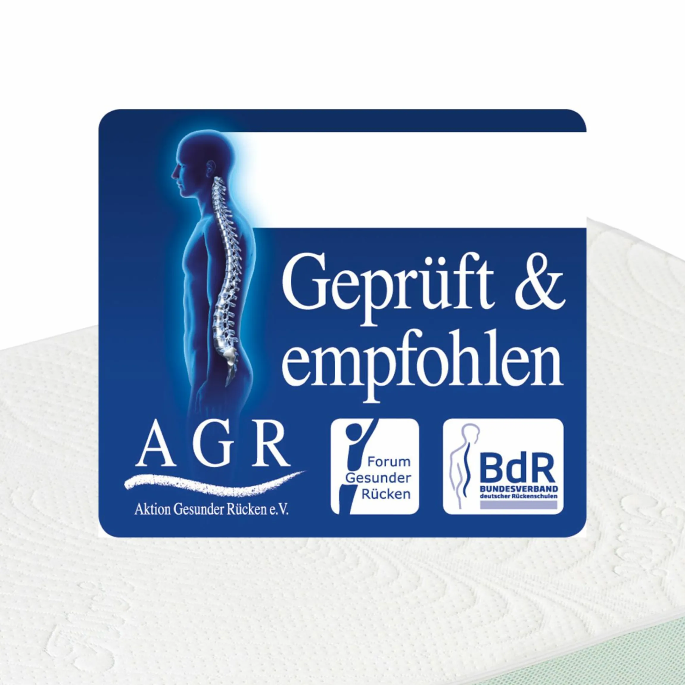 4-tlg. Matratzen-Set für Kinderbett 70x140 cm - Babybettmatratze ALVImed® + Betteinlage + 2 Spannbettlaken