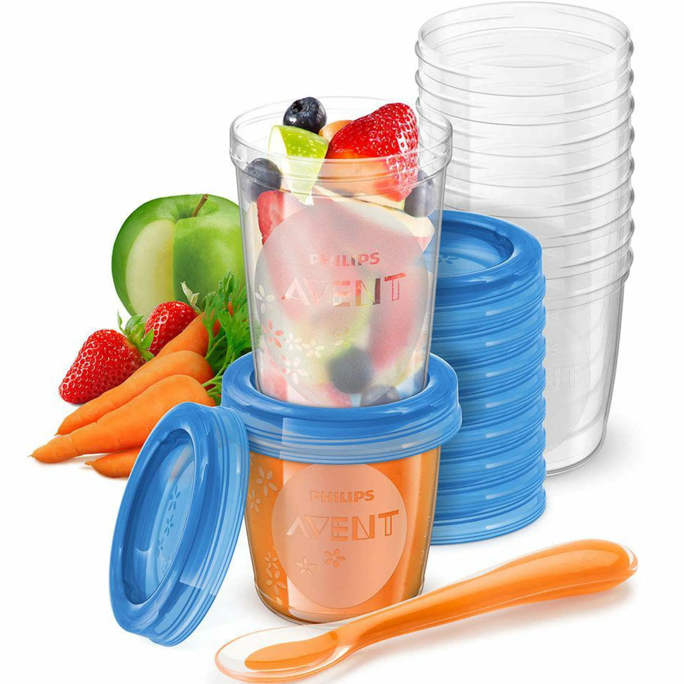 41-tlg. Nahrungs-Mehrwegbecher-Set SCF721/20