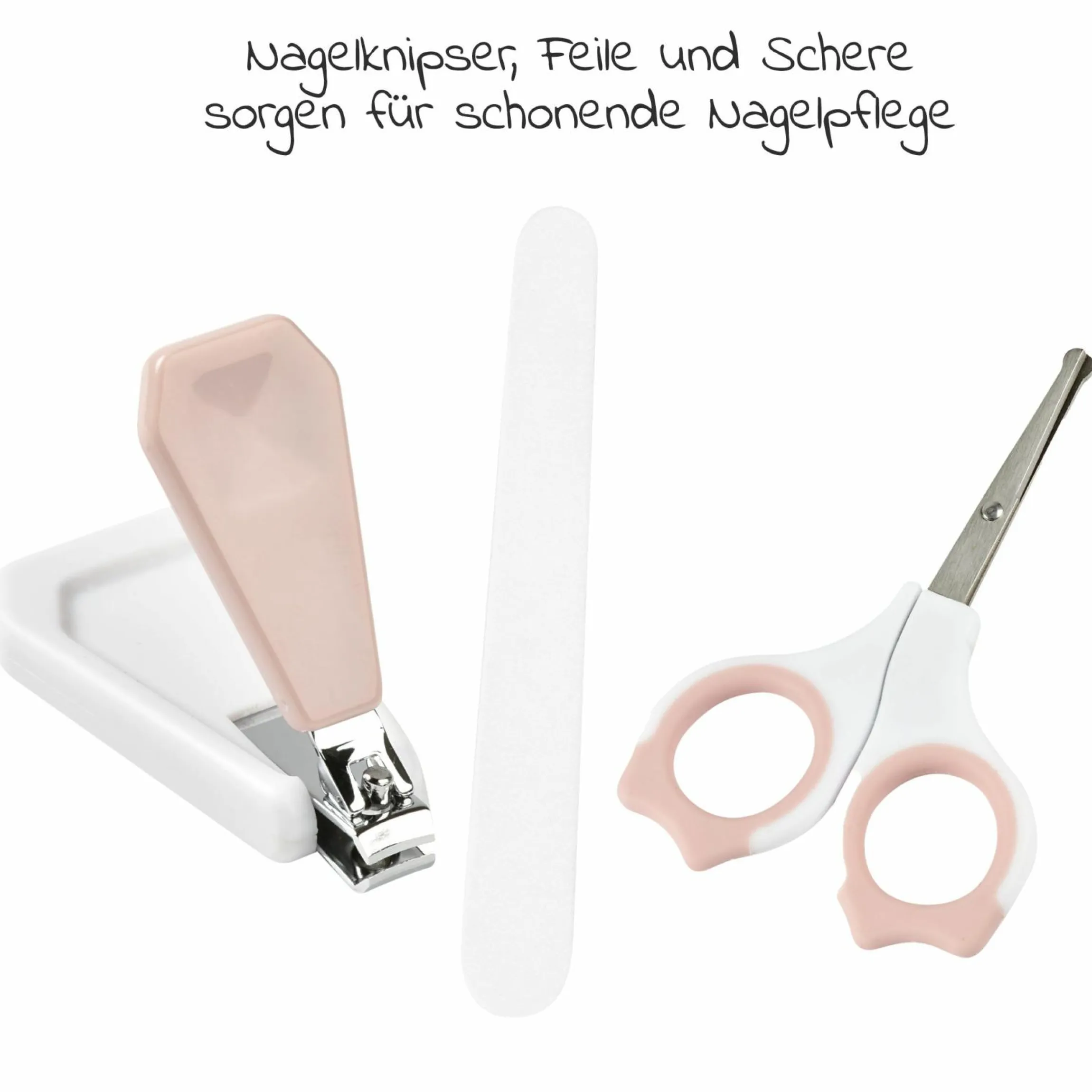 10-tlg. Pflegeset mit Kulturbeutel - Old Pink