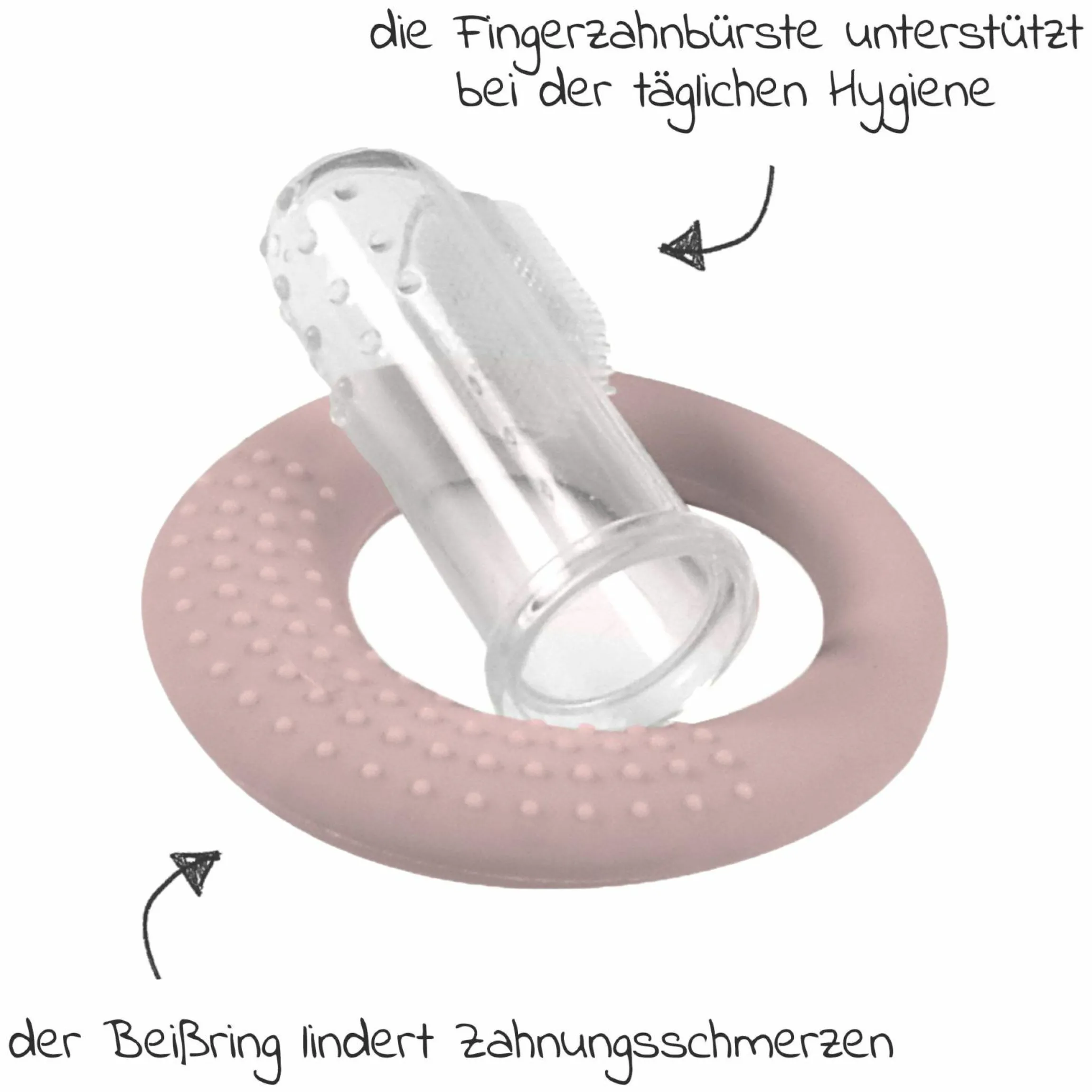 10-tlg. Pflegeset mit Kulturbeutel - Old Pink