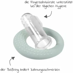 10-tlg. Pflegeset mit Kulturbeutel - Green Blue