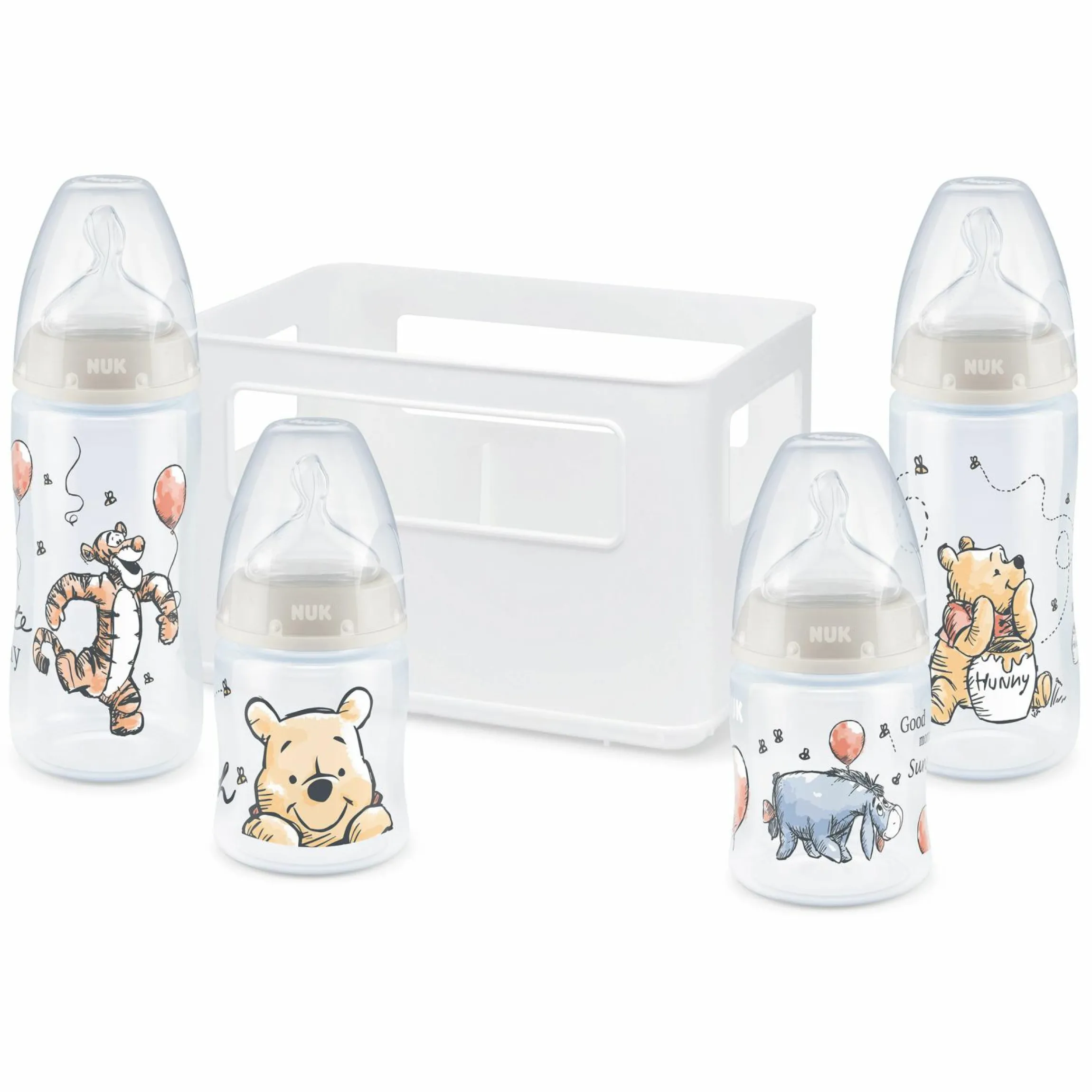 5-tlg. PP-Flaschen-Set First Choice Plus - Temperature Control - Disney Winnie Pooh