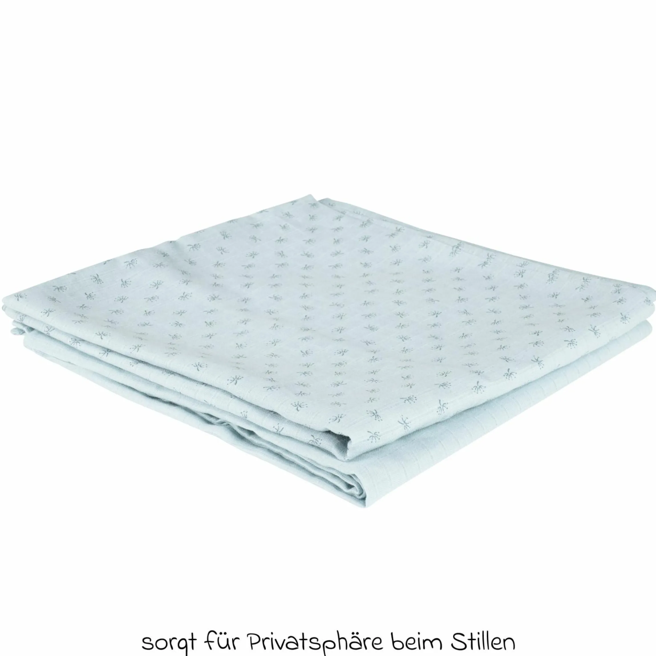 2-tlg. Puck- und Stilltuch-Set aus 100% Organic Bio-Baumwolle GOTS - Lil Planet - Türkis