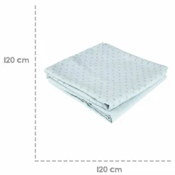 2-tlg. Puck- und Stilltuch-Set aus 100% Organic Bio-Baumwolle GOTS - Lil Planet - Türkis