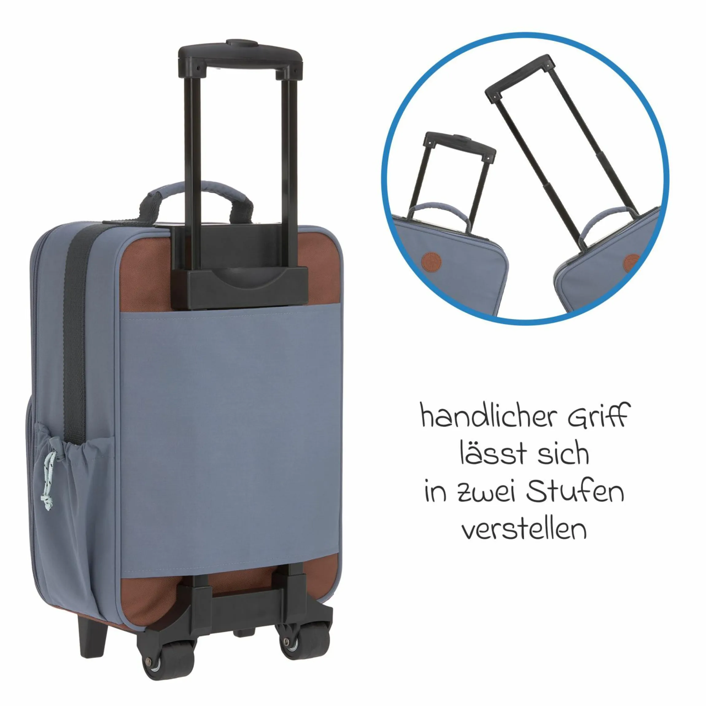 2-tlg. Reise-Set - inkl. Trolley + Washbag - Adventure Tractor
