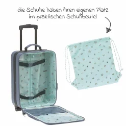 2-tlg. Reise-Set - inkl. Trolley + Washbag - Adventure Tractor