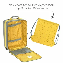 2-tlg. Reise-Set - inkl. Trolley + Washbag - Adventure Bus