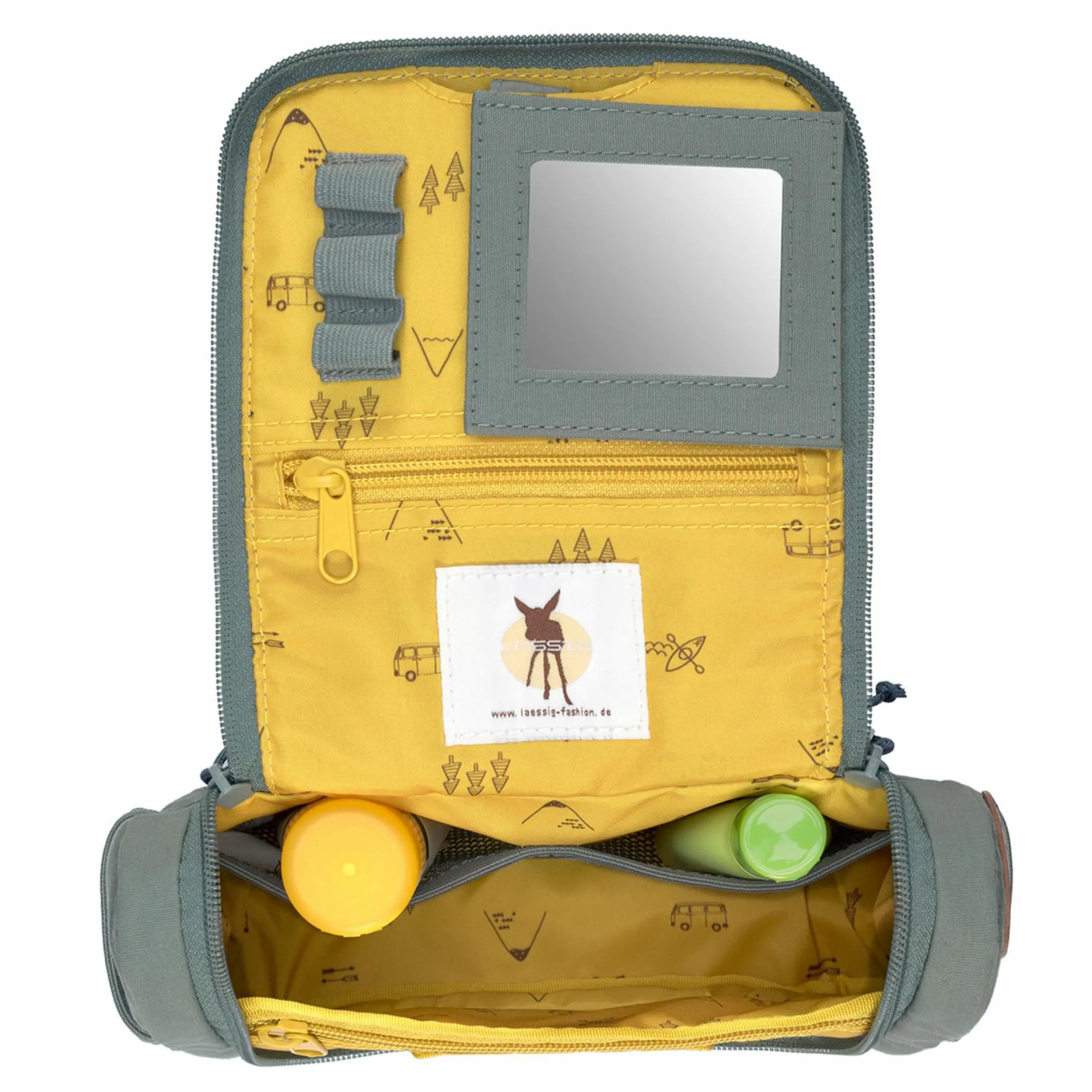 2-tlg. Reise-Set - inkl. Trolley + Washbag - Adventure Bus