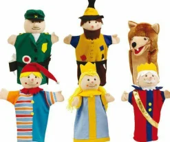 6-tlg. Set Handpuppen