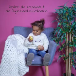 6-tlg. Set Musik Holzkugeln mit verschiedenen Sounds