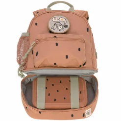 2-tlg. Set Rucksack Mini Backpack & Edelstahl-Brotdose Lunchbox - Happy Prints - Caramel