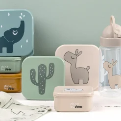 3-tlg. Snackboxen-Set - Lalee - Sand / Grün