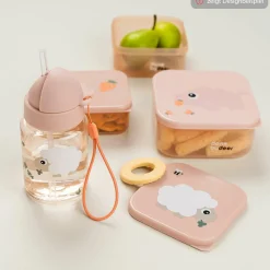 3-tlg. Snackboxen-Set - Tiny Farm - Blau
