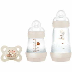 3-tlg. Starter Set S Easy Start Anti-Colic - Beige