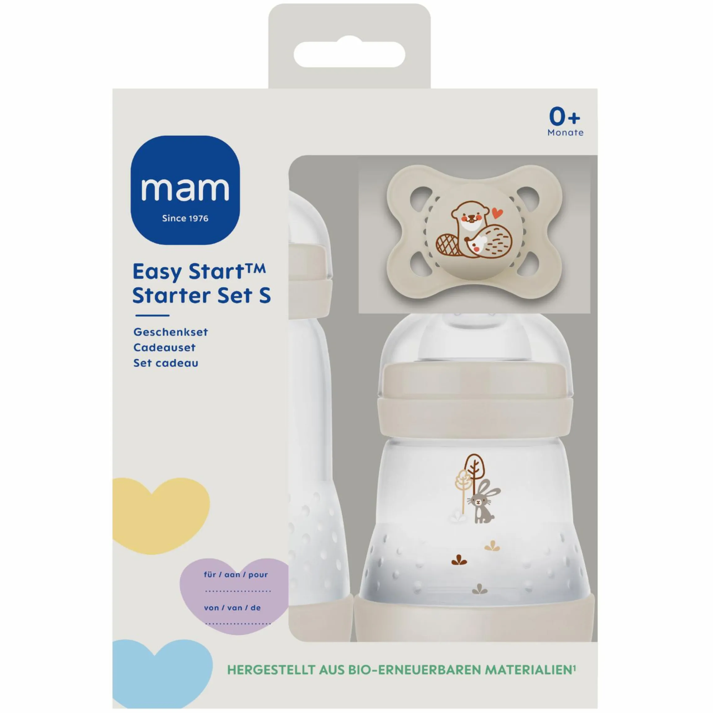 3-tlg. Starter Set S Easy Start Anti-Colic - Beige
