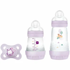 3-tlg. Starter Set S Easy Start Anti-Colic - Lila
