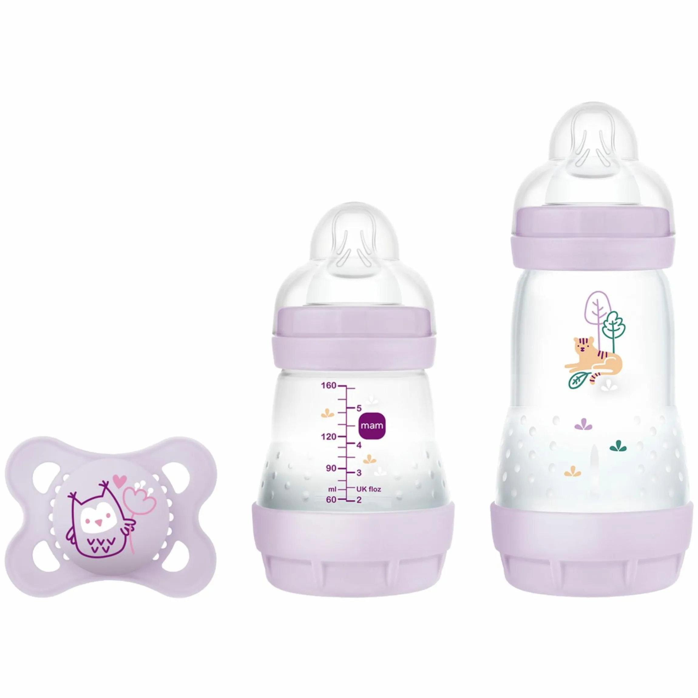 3-tlg. Starter Set S Easy Start Anti-Colic - Lila