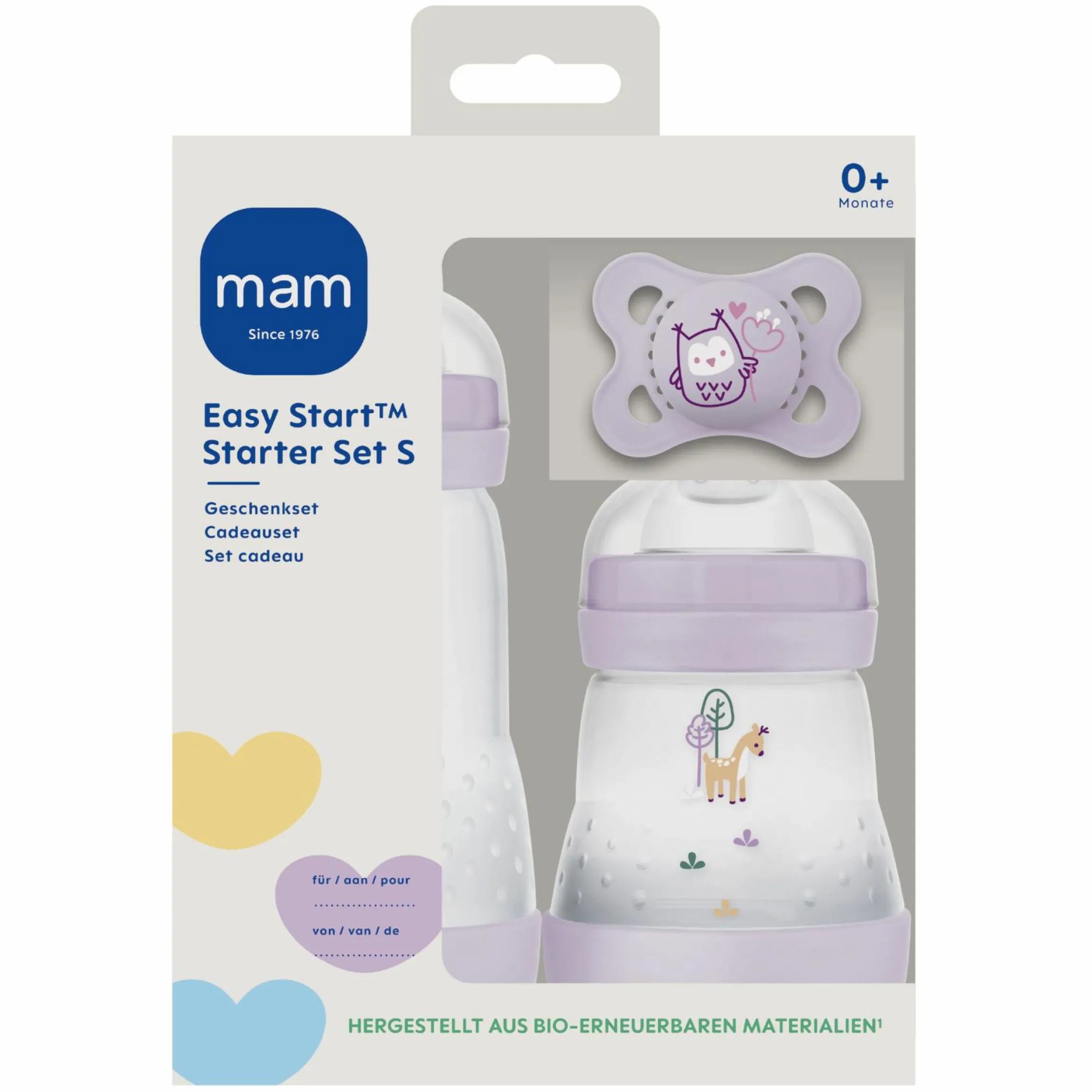 3-tlg. Starter Set S Easy Start Anti-Colic - Lila