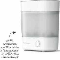 8-tlg. Starter-Set inkl. Dampfsterilisator 2-in-1 + Abtropfständer + 4 PP-Flaschen + Flaschenbürste + Schnuller