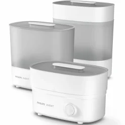 8-tlg. Starter-Set inkl. Dampfsterilisator 2-in-1 + Abtropfständer + 4 PP-Flaschen + Flaschenbürste + Schnuller