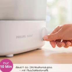 8-tlg. Starter-Set inkl. Dampfsterilisator 2-in-1 + Abtropfständer + 4 PP-Flaschen + Flaschenbürste + Schnuller