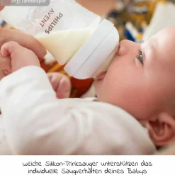 4-tlg. Starter-Set Natural Response - 2 PP-Flaschen mit Silikon-Saugern + 2 Schnuller Ultra Air 0-6M - Unterwasserwelt