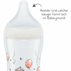 4-tlg. Starter-Set Perfect Match - 3x PP-Flasche (150 ml & 260 ml) + Silikon-Sauger (Gr. S & M) + Schnuller Space - Disney Winnie Pooh