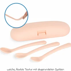 5-tlg. Thermos-Set 600 ml Baby Edelstahl-Isolierbehälter Food Thermy mit Besteck - zum Füttern für Unterwegs - Candy