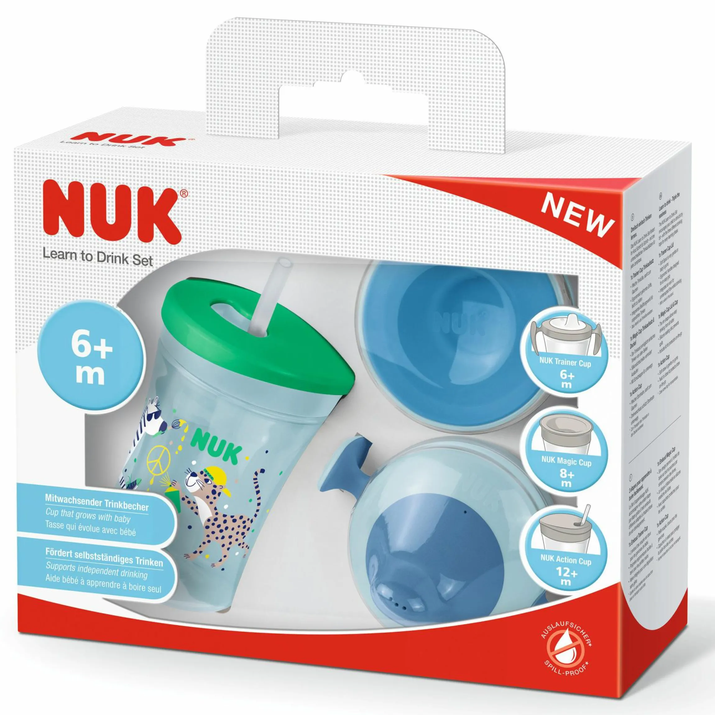 5-tlg. Trinklern-Set Evolution All-in-1 - Blau
