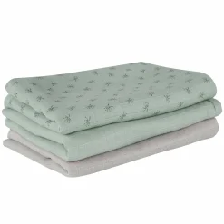 3-tlg. Windeln-Set aus 100% Organic Bio-Baumwolle GOTS - Lil Planet - Frosty Green