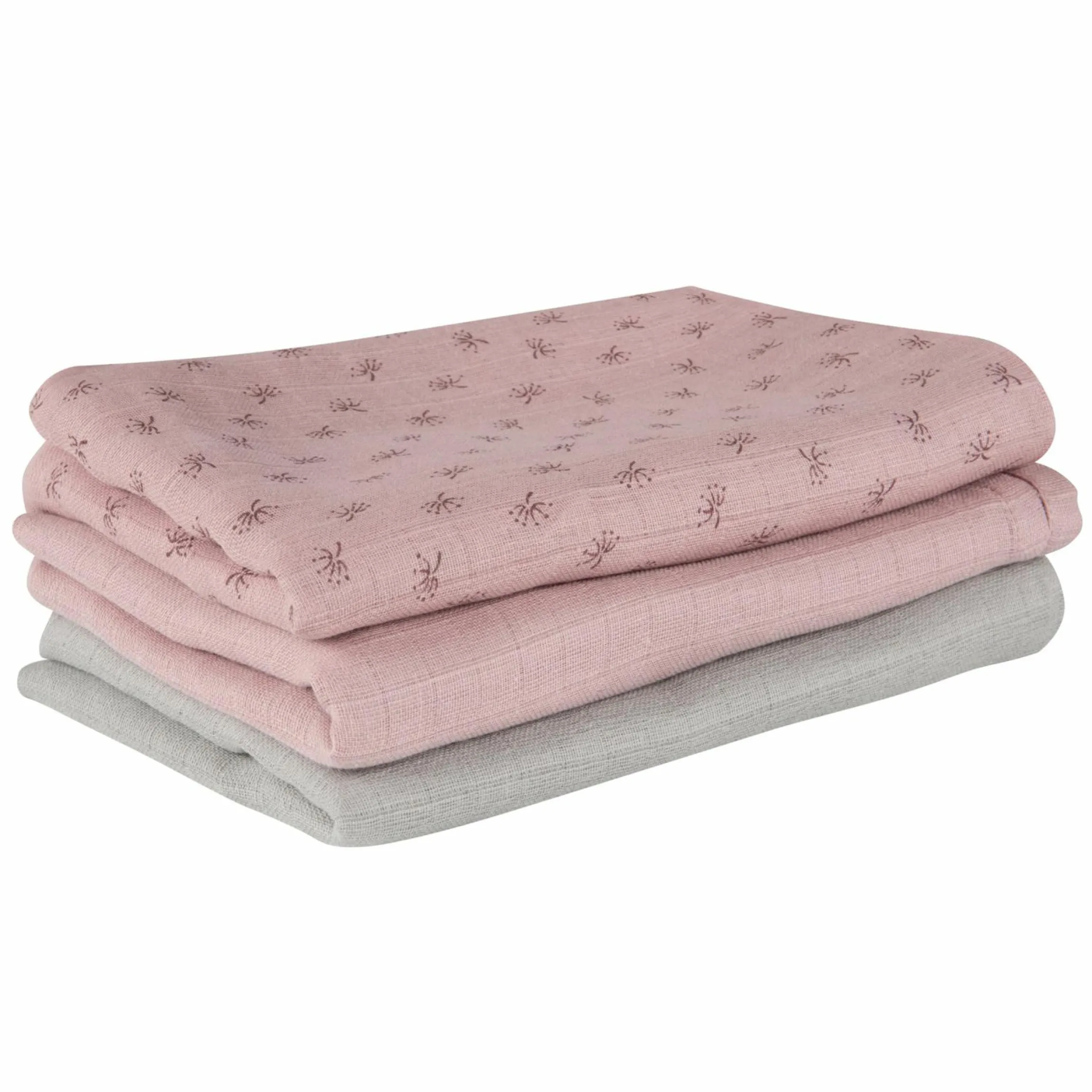 3-tlg. Windeln-Set aus 100% Organic Bio-Baumwolle GOTS - Lil Planet - Rosa