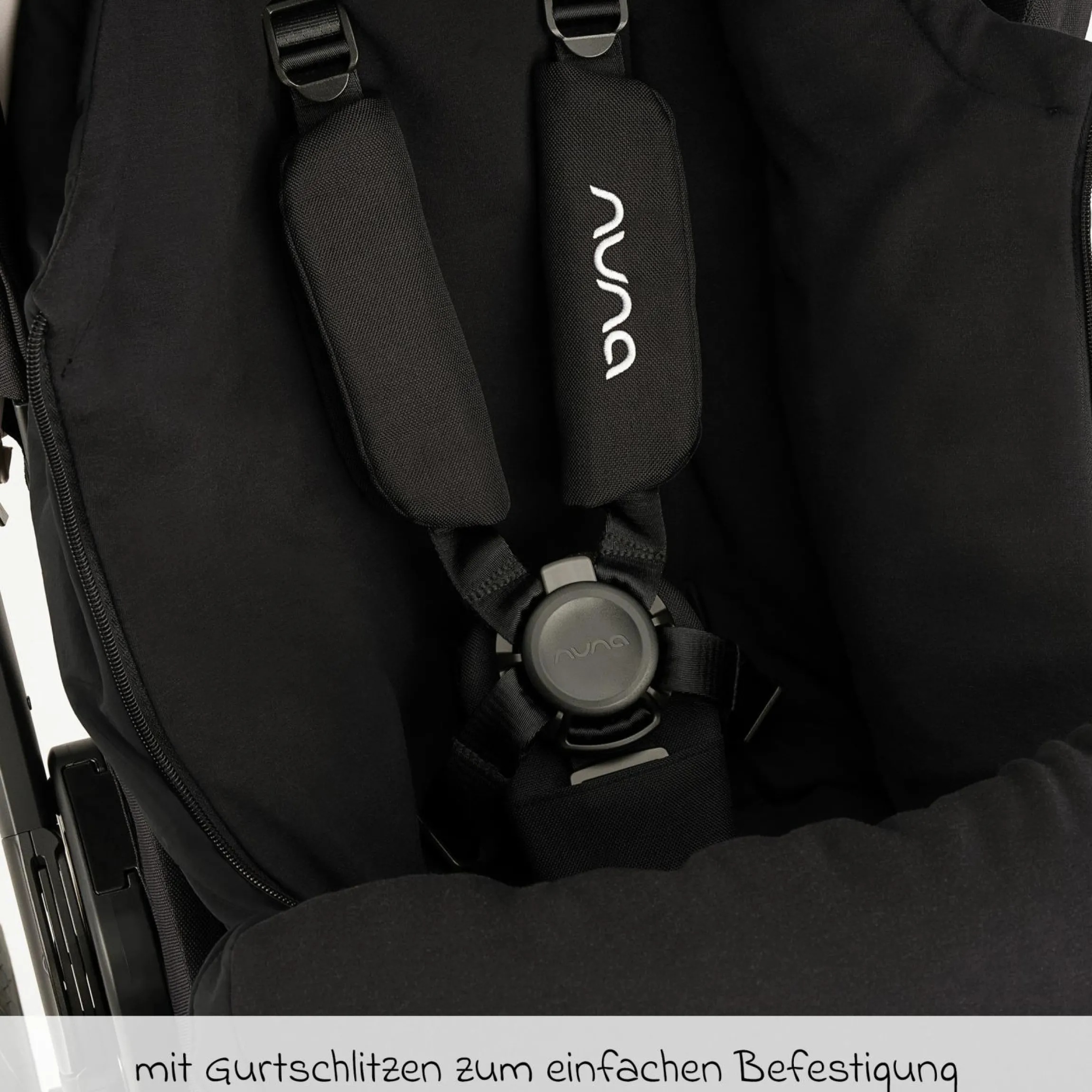2-tlg. Winter-Kinderwagen-Set mit Fußsack und Handschuhe - Caviar