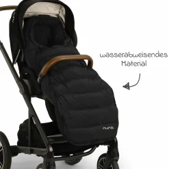 2-tlg. Winter-Kinderwagen-Set mit Fußsack & Handschuhe - Caviar - Kollektion 2025